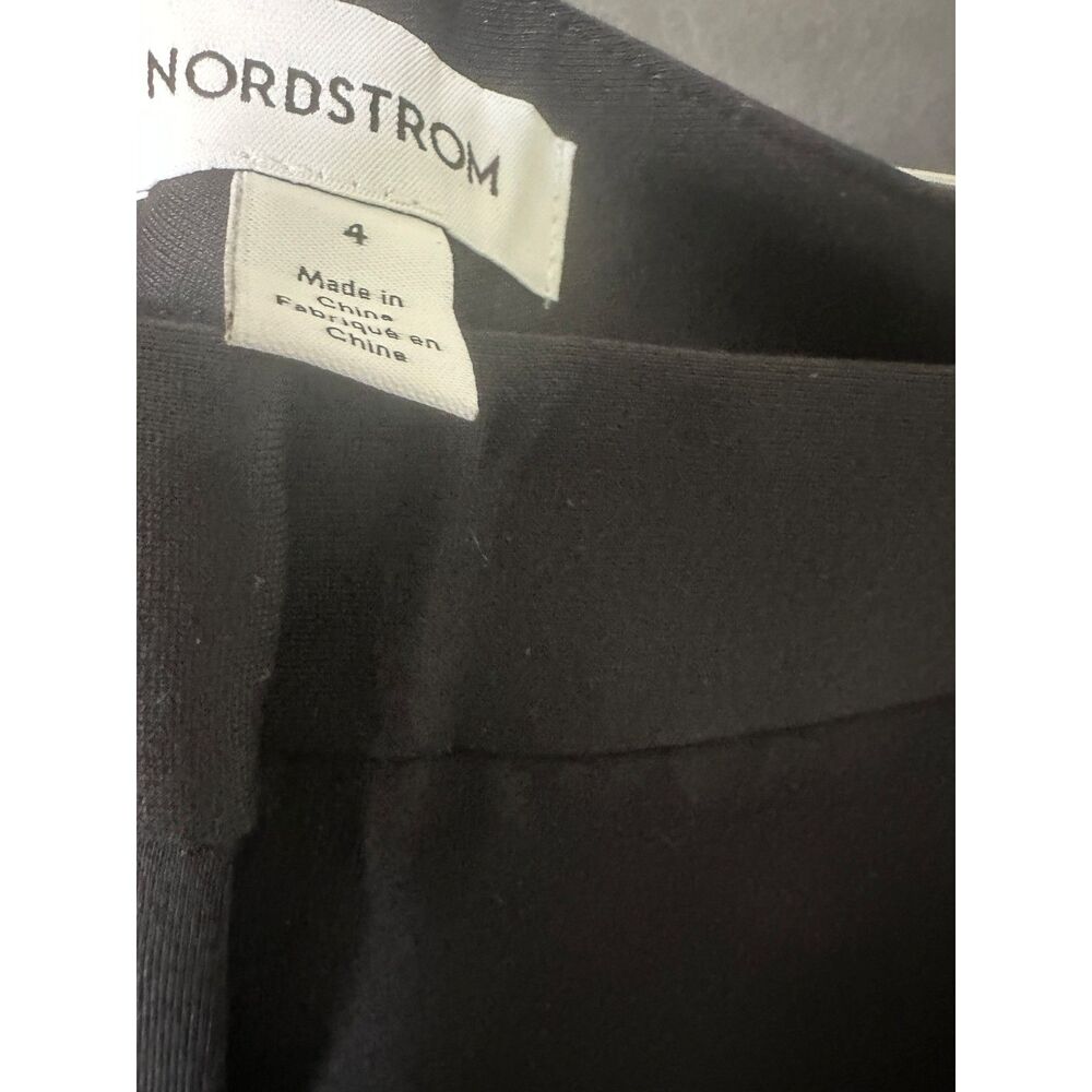 Nordstrom Dress Shorts 4 Bermuda Ponte Knit Stretch Career Business Casual Black - Picture 8 of 10